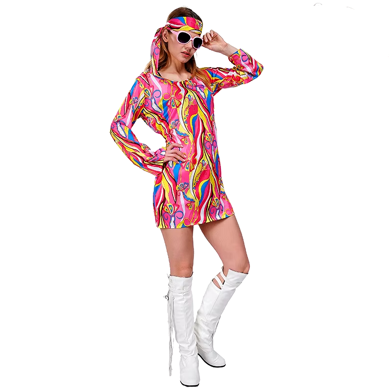 Hippie Cosplay Costumes 1960s  - Women'S Fashion In The 1960S のレビューと価格
