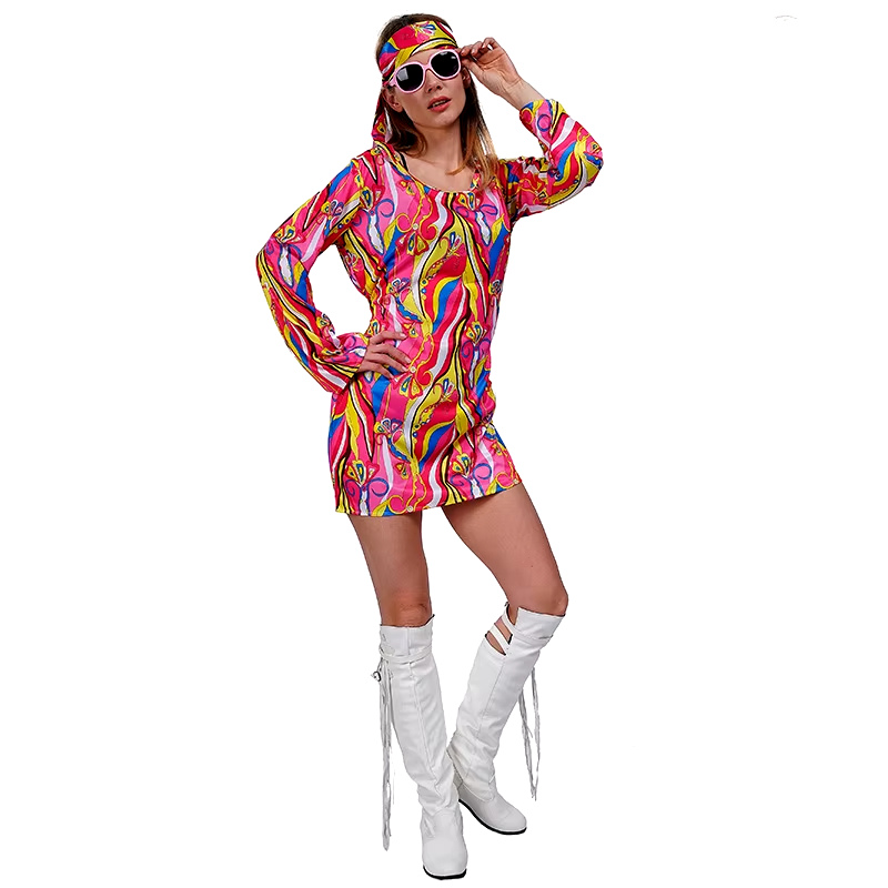 Hippie Cosplay Costumes 1960s  - Women'S Fashion In The 1960S のレビューと価格