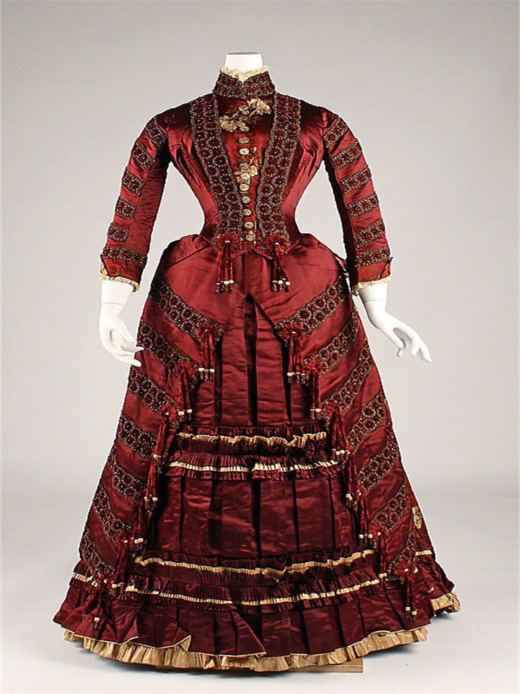 1890s Victorian Red Edwardian  - Women'S Fashion Victorian Era のレビューと価格