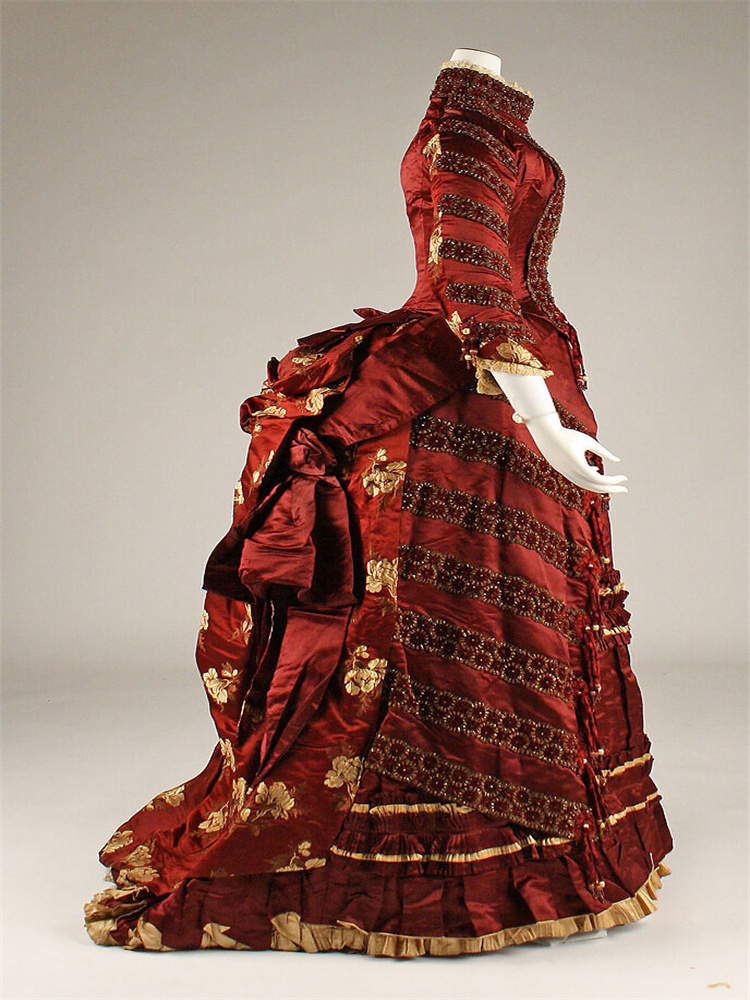 1890s Victorian Red Edwardian  - Women'S Fashion Victorian Era のレビューと価格
