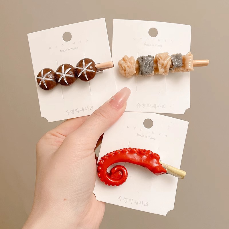 Simulated Food Hair Clip New C - Women Fashion Fun のレビューと価格
