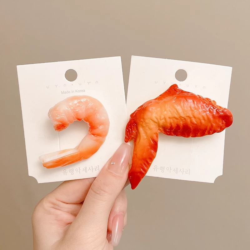 Simulated Food Hair Clip New C - Women Fashion Fun のレビューと価格