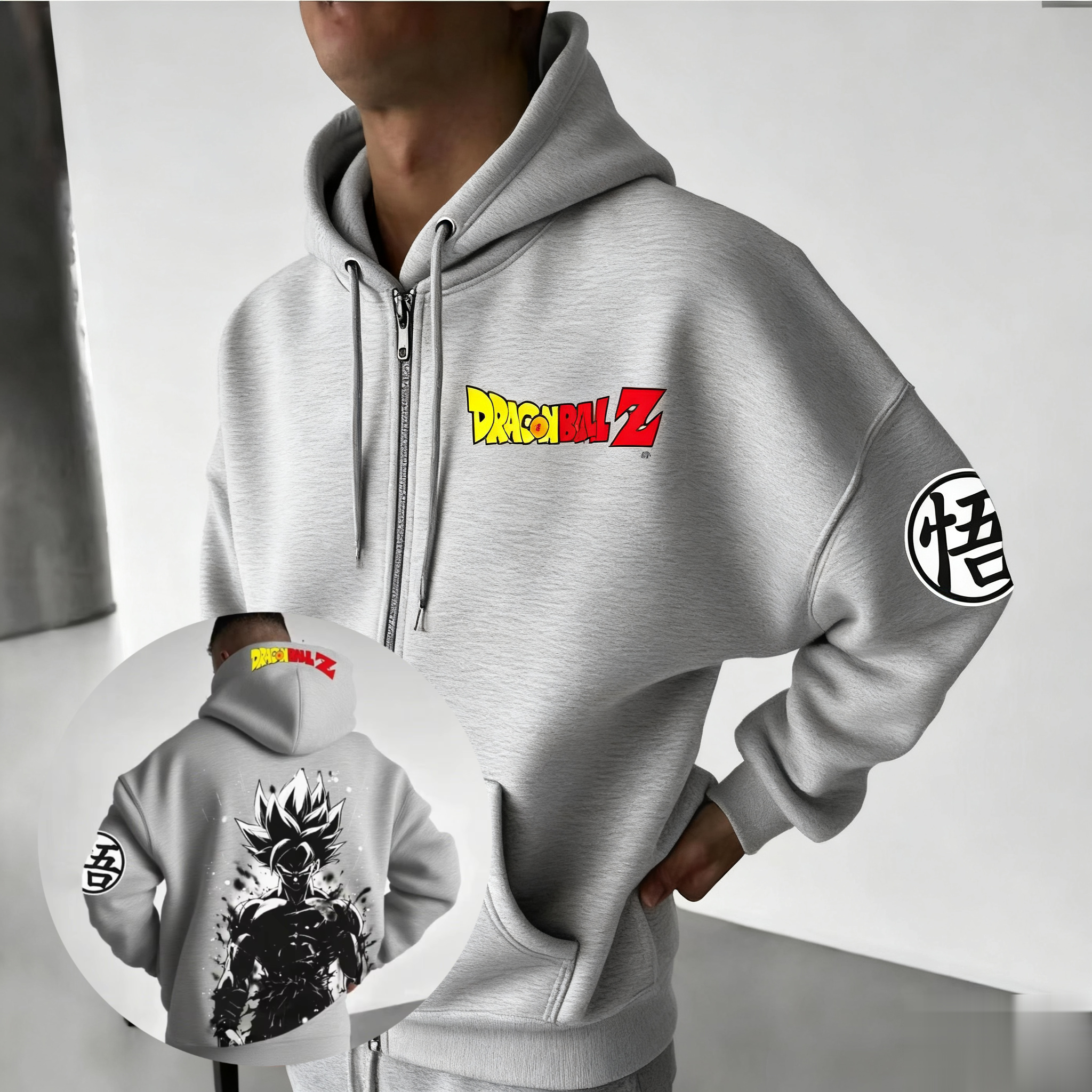 New Dragon Ball Goku Anime Zip - Women'S Fashion Zip Hoodie のレビューと価格