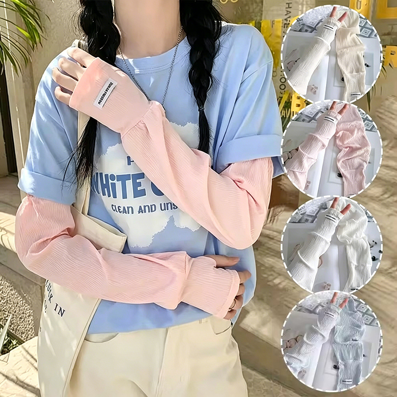 Summer Loose Ice Silk Uv Prote - Women'S Fashion Gloves のレビューと価格