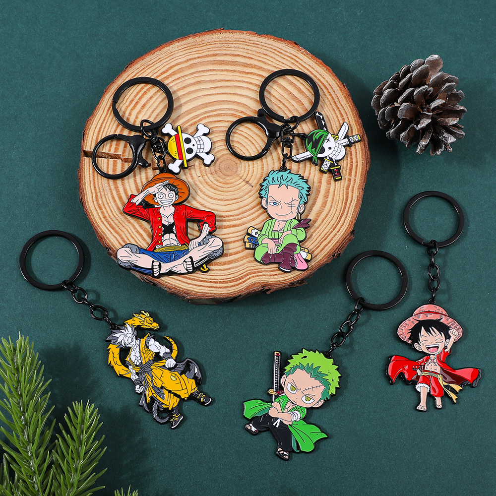 One Piece Anime Keychain Featu - Women Fashion Rings のレビューと価格