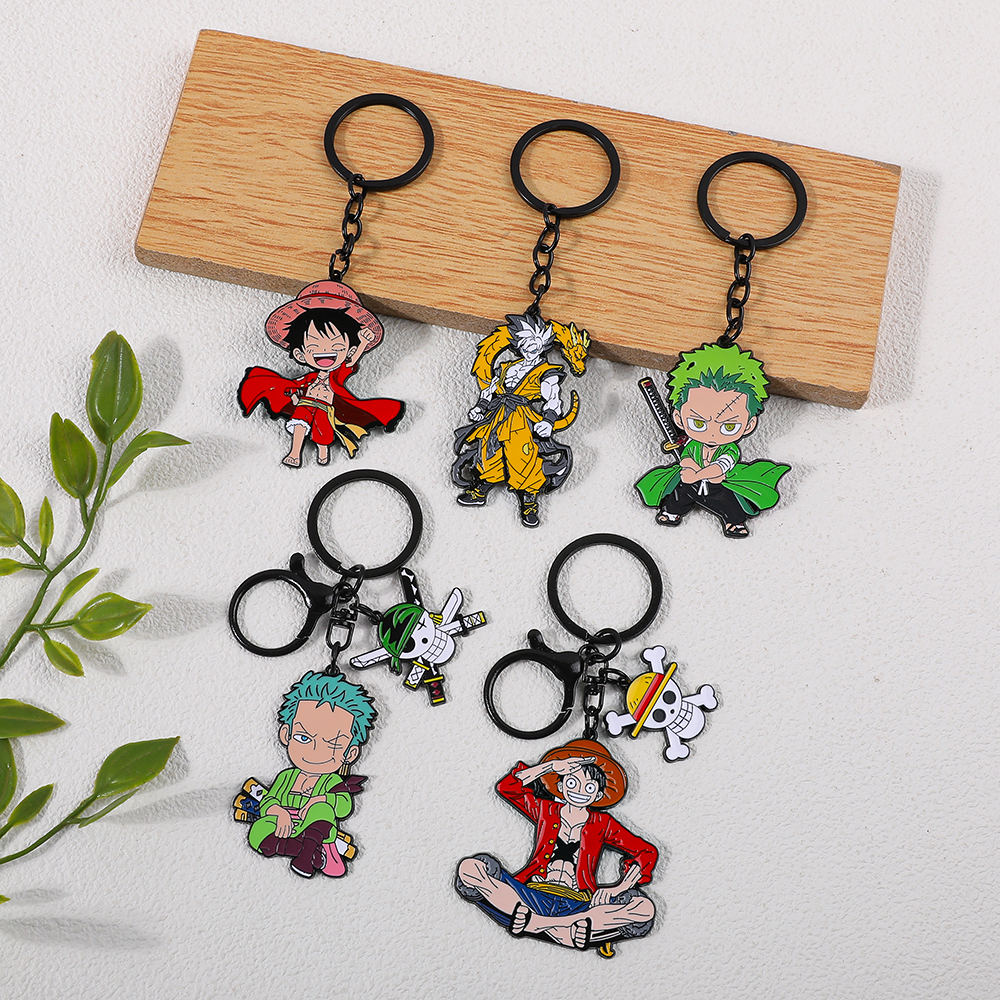 One Piece Anime Keychain Featu - Women Fashion Rings のレビューと価格