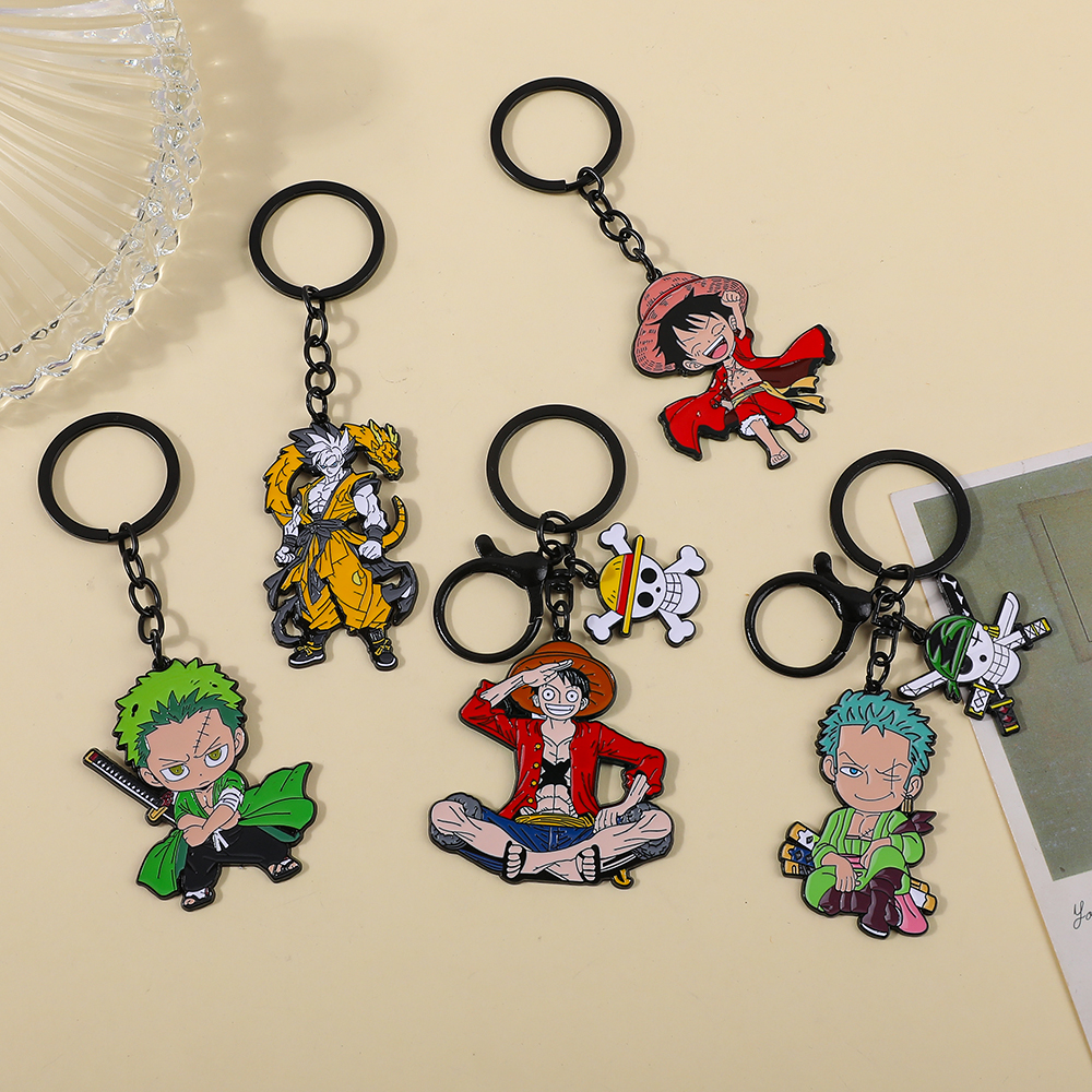 One Piece Anime Keychain Featu - Women Fashion Rings のレビューと価格