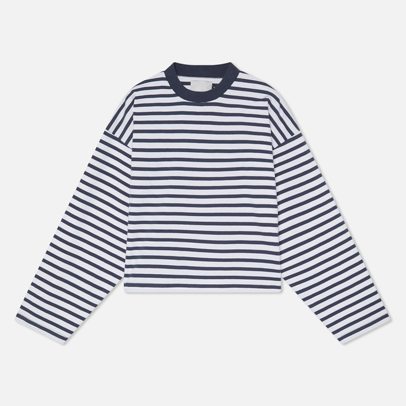 SCFFRS Striped Sweatshirt Tops - Women'S Fashion Sweatshirts のレビューと価格