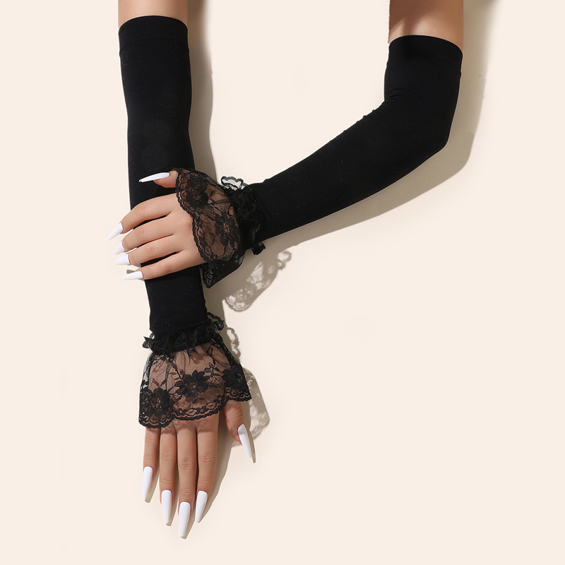 Fashion Long Lace Arm Sleeves  - Women'S Fashion Gloves のレビューと価格