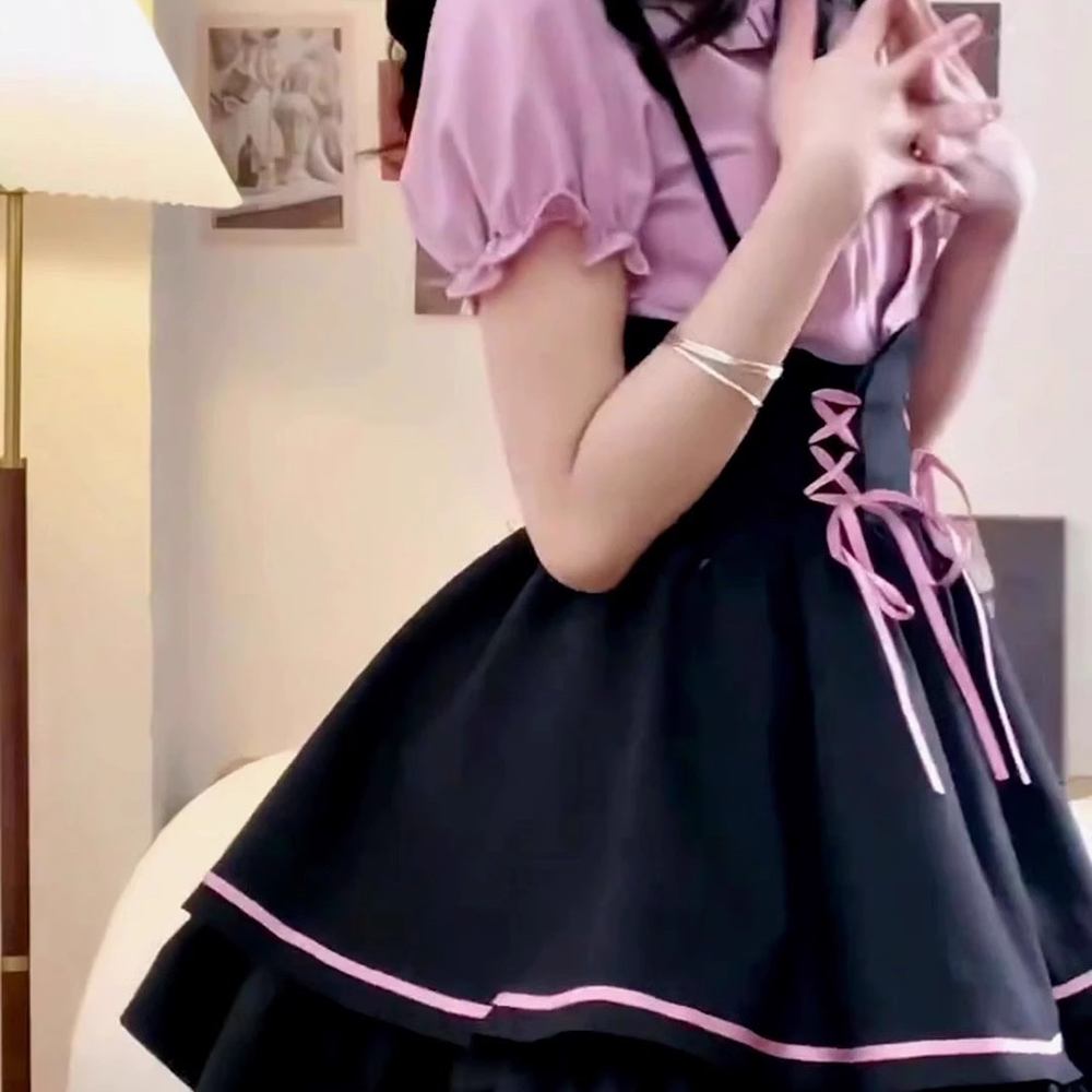 Jirai Kei Cosplay Costume Anim - Women'S Fashion Suit のレビューと価格