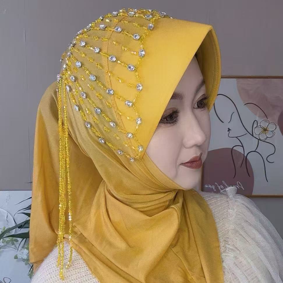 Africa Ethnic Hats Hijab Black - Women Fashion Hats のレビューと価格
