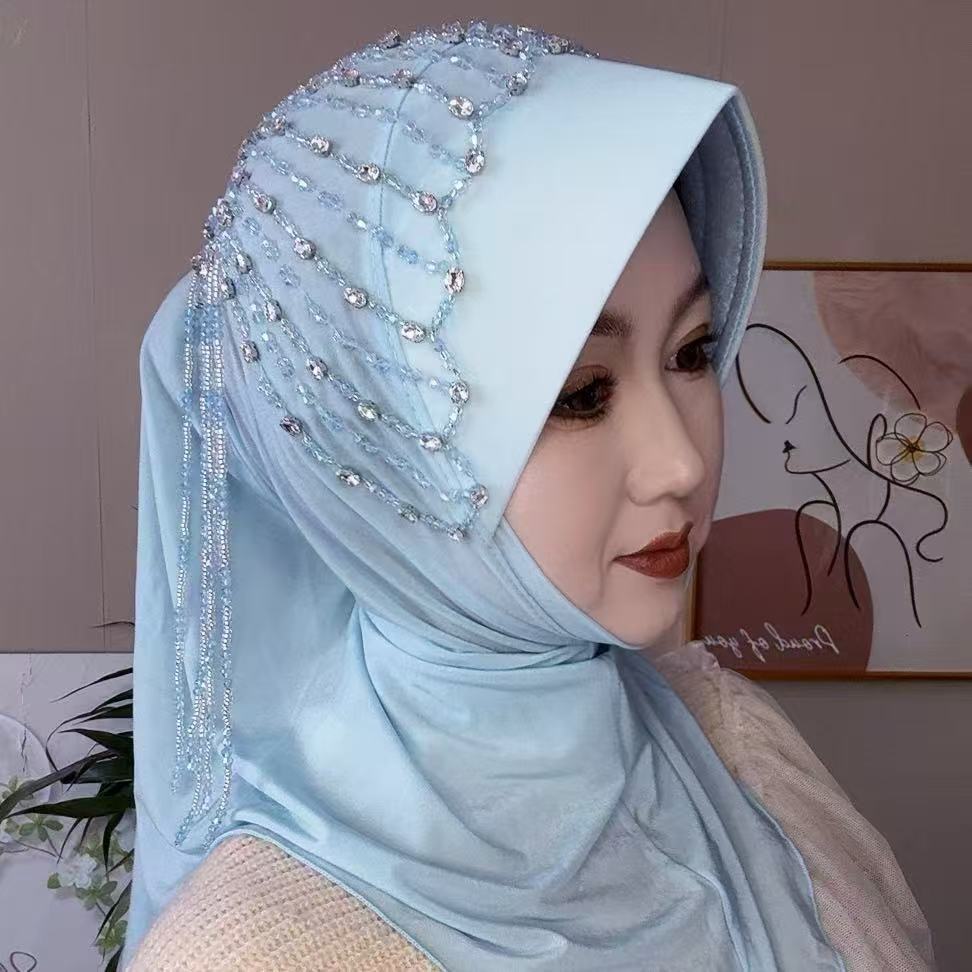 Africa Ethnic Hats Hijab Black - Women Fashion Hats のレビューと価格