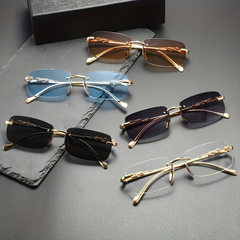 Fashion Rimless Metal Sunglass - Women'S Fashion Eyeglasses のレビューと価格