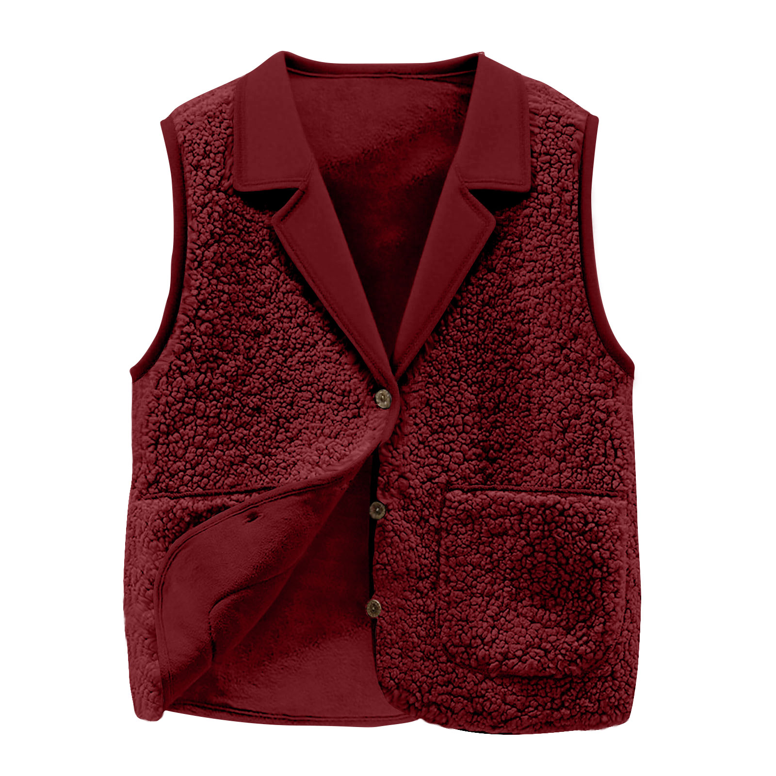 Women's Sherpa Fleece Vest, La - Sherpa Coat Women のレビューと価格