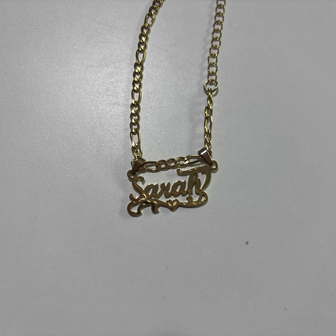 Custom Figaro Chain Heart Name - Women Fashion Names のレビューと価格