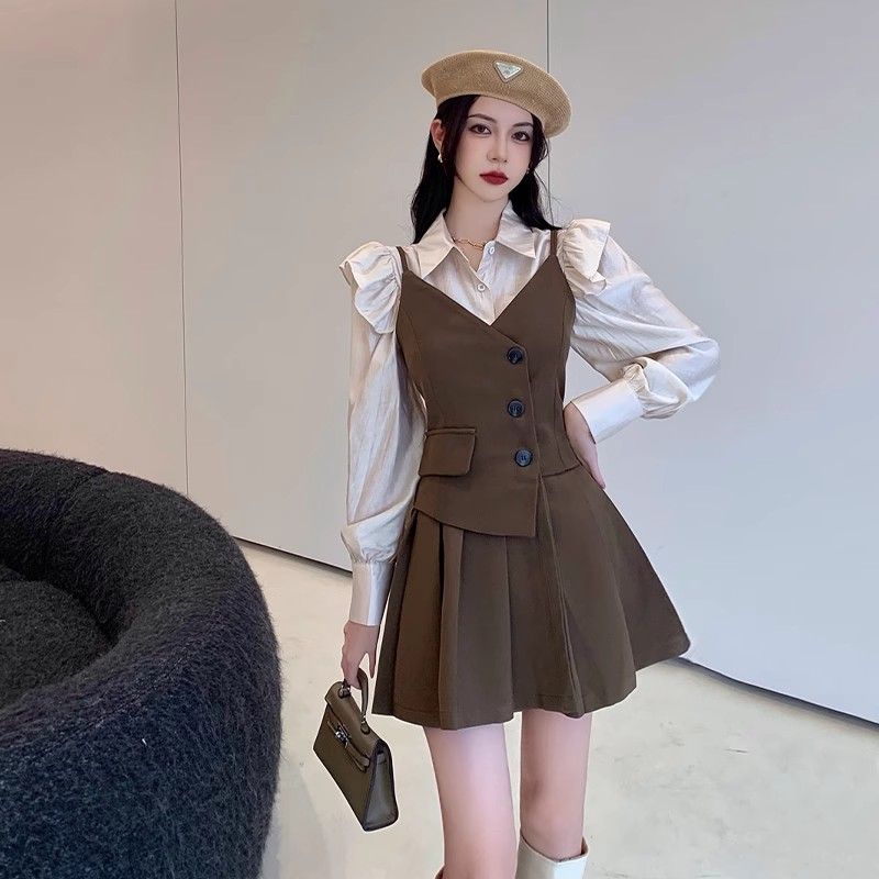 Women's Preppy Style Blouse Ov - Women'S Fashion Overalls のレビューと価格