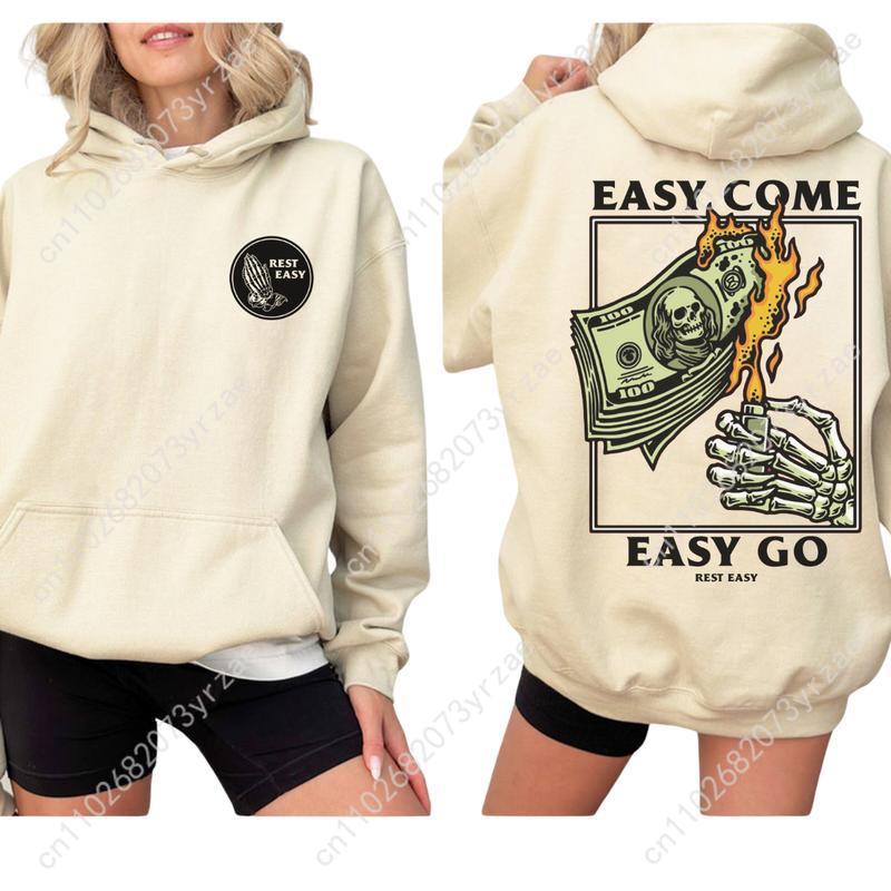 Easy Come Easy Go 2 Retro Swea - Women'S Fashion Sweatshirts のレビューと価格