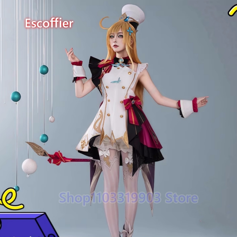 Genshin Impact Escoffier Cospl - Women Fashion Hats のレビューと価格