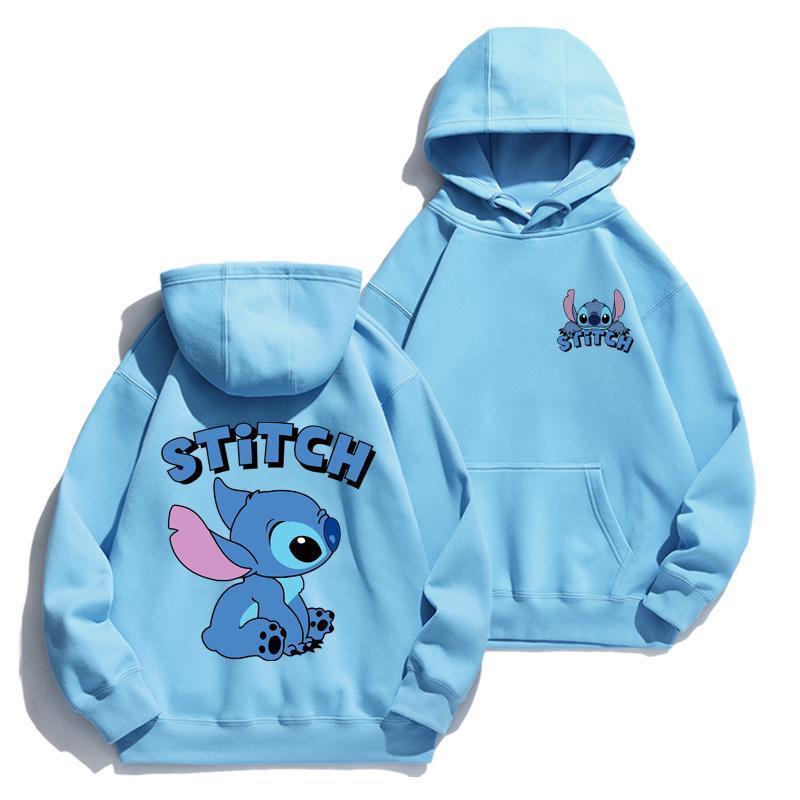 Cartoon Stitch Hoodie Loose Lo - Women'S Fashion Sweatshirts のレビューと価格