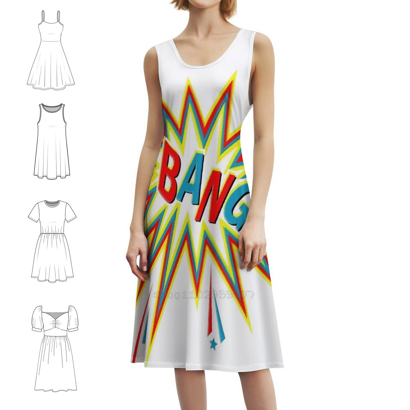 Bang Boho Chic Dress Elegant F - Women Fashion Gown のレビューと価格