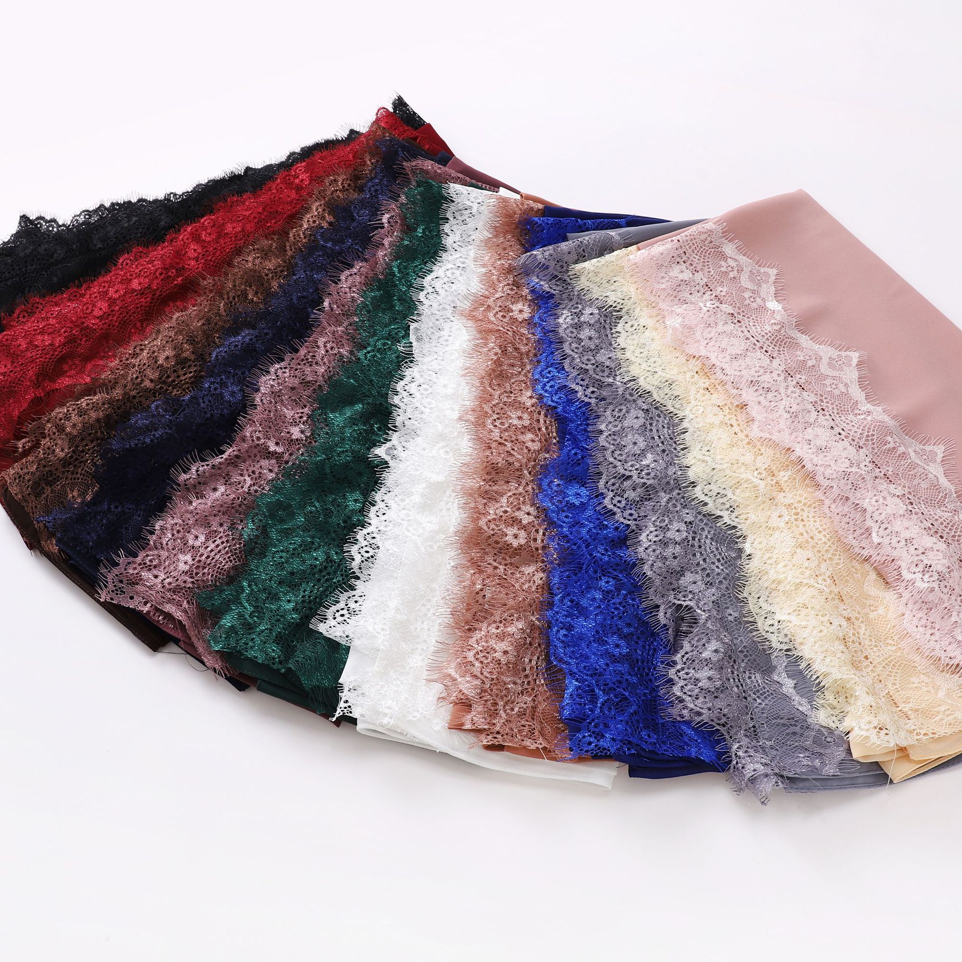 Luxury Lace Chiffon Hijabs Wom - Trend Women Fashion のレビューと価格