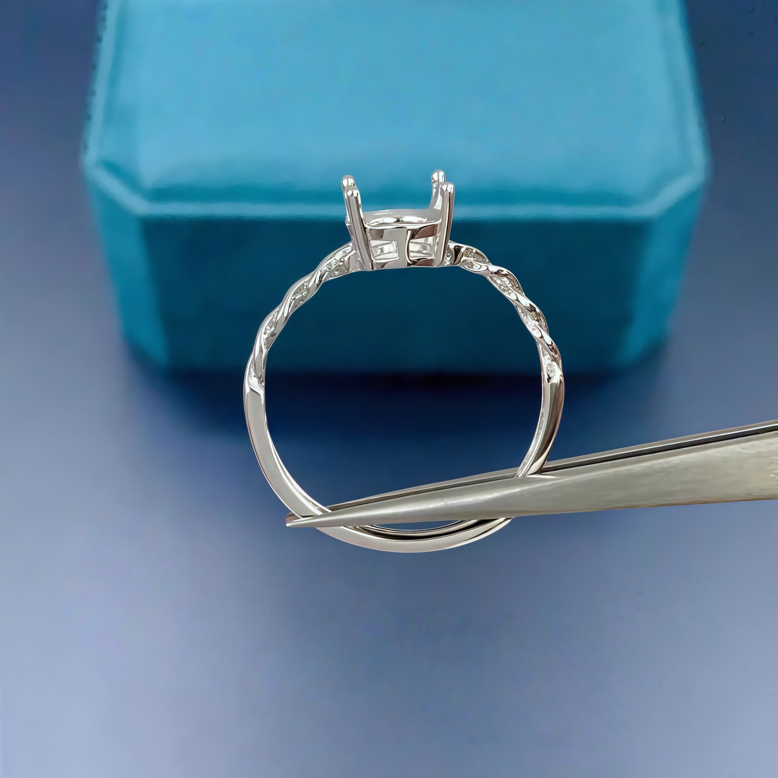 DIY Empty Ring Holder S925 Ste - Women Fashion Rings のレビューと価格