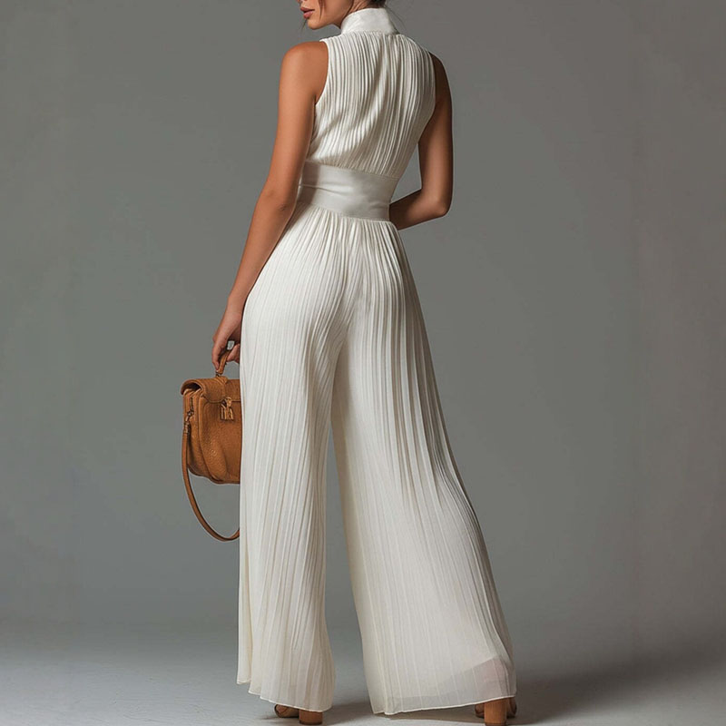 Women Elegant Chiffon Sleevele - Women'S Fashion Overalls のレビューと価格