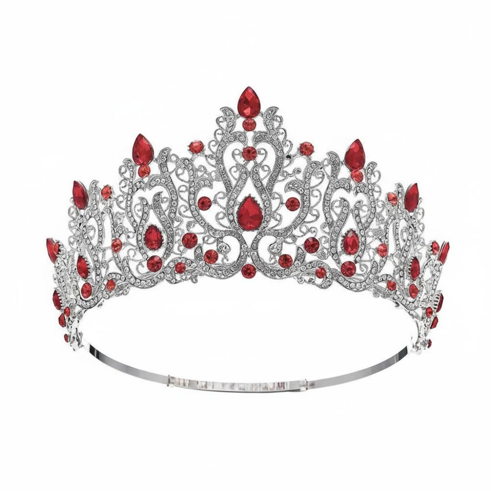 Crystal Pageant Crown Encruste - Women Queen Fashion のレビューと価格