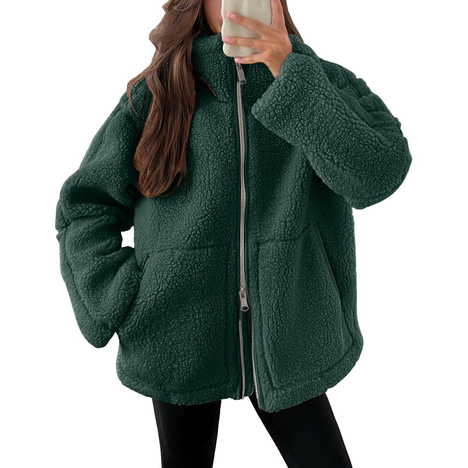 Autumn Winter Women High Colla - Sherpa Coat Women のレビューと価格