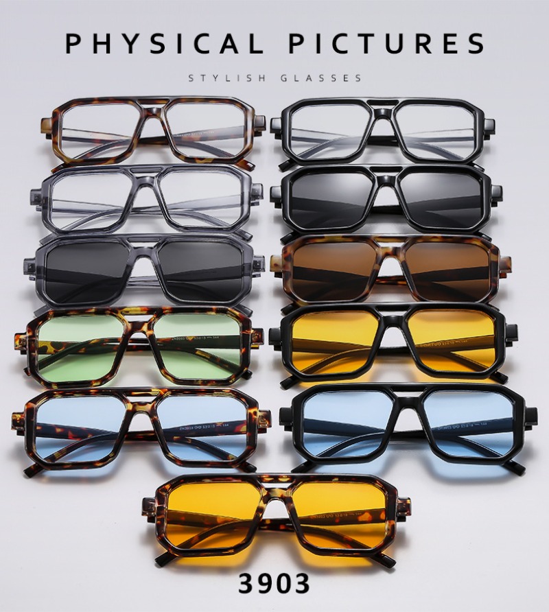 New Retro Square Double Beam S - Women'S Fashion Eyeglasses のレビューと価格