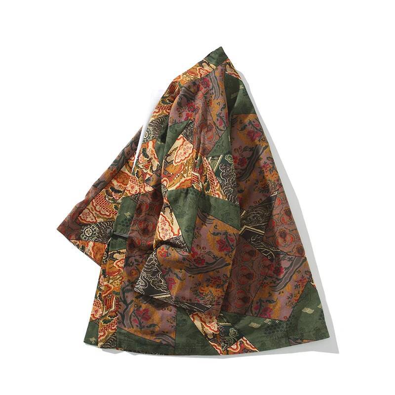 Ethnic Style Print Yukata Men  - Women'S Fashion Suit のレビューと価格
