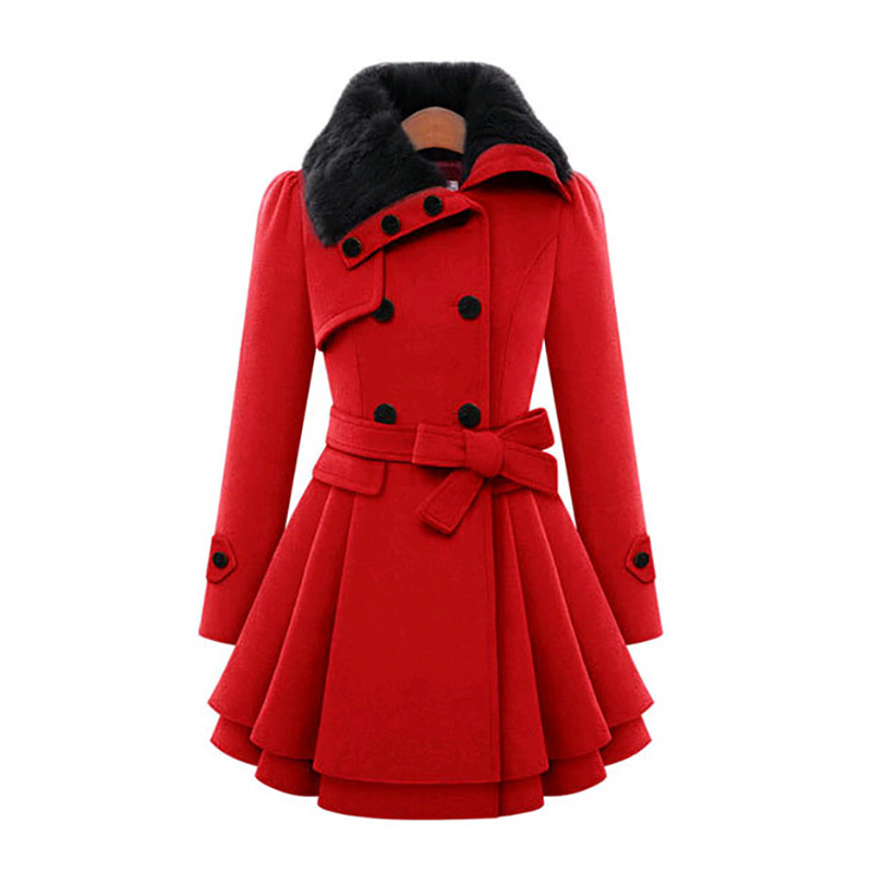 Winter Slim Long Wool Sherpa C - Sherpa Coat Women のレビューと価格