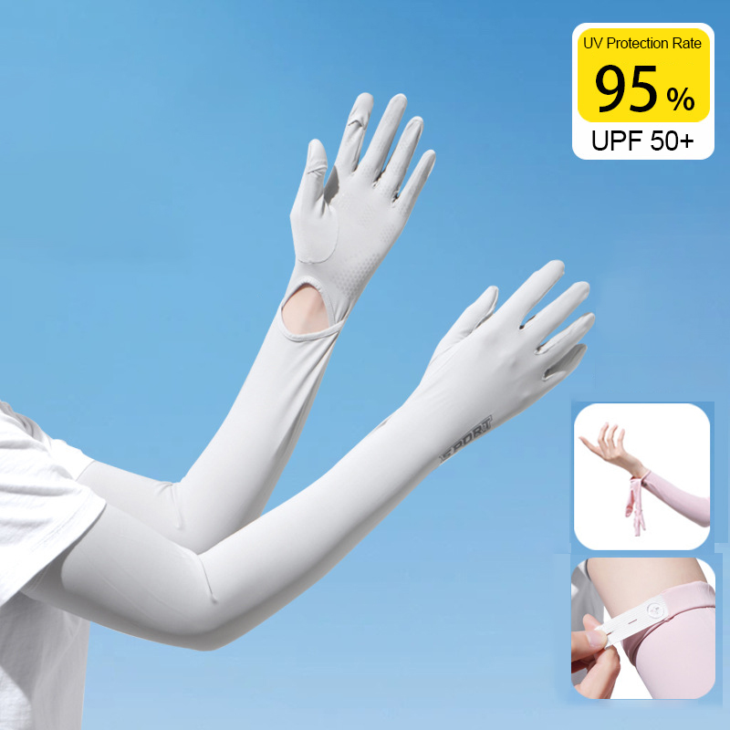 Summer Arm Sleeves with Gloves - Women'S Fashion Gloves のレビューと価格