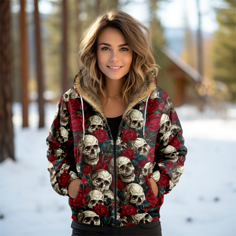 Y2K Gothic Women's Hoodie Hear - Women'S Fashion Zip Hoodie のレビューと価格